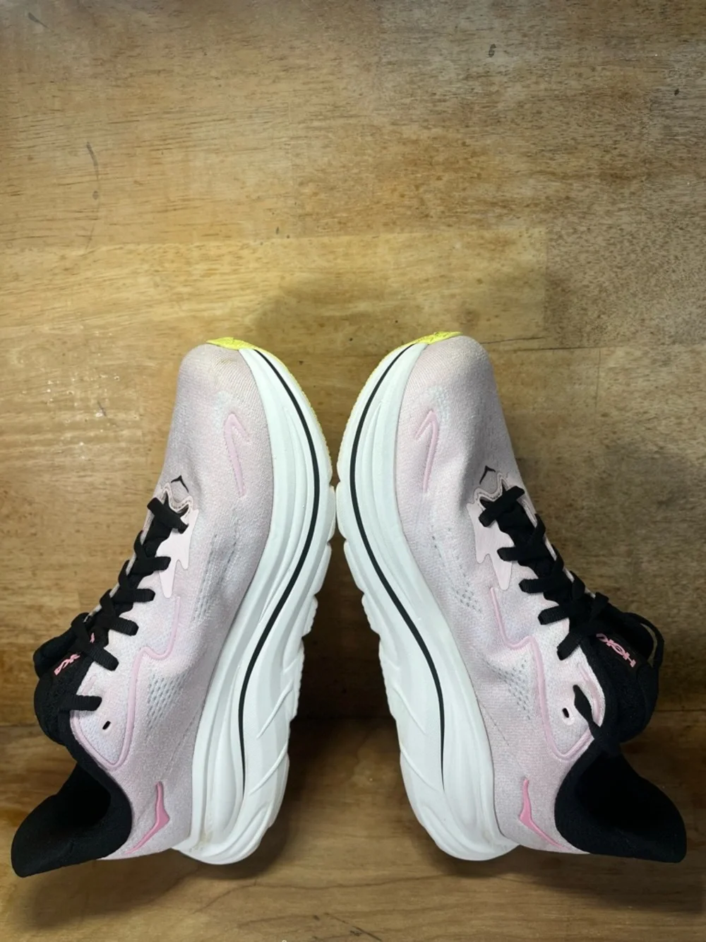 Hoka One One Clifton 10 REFLECTIVE Womens Size 7.5 Running Shoes Sneakers Pink - Picture 6 of 12